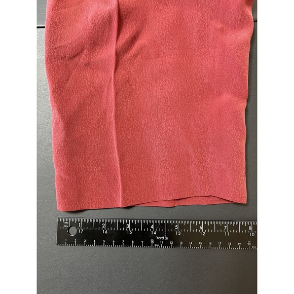 Valerie Steven's Pure Silk Pant Suit Size 8 Burgundy Lagenlook Business Preppy - Picture 14 of 14